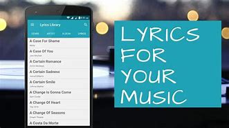 Image result for Music App with Lyrics