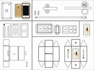 Image result for iPhone Box Template Blue Phone