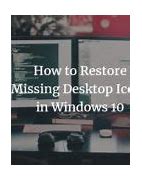 Image result for Restore Desktop Icons Windows 7