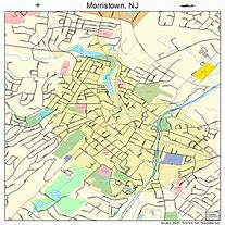 Image result for Morristown New Jersey Map