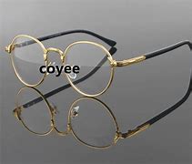 Image result for Gold Round Eyeglasses Men