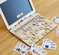 Image result for Wooden Laptop Toy