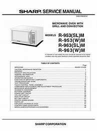 Image result for Sharp Microwave Model R311