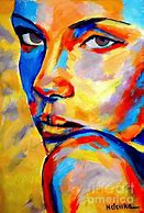 Image result for Yellow Colour Oil Pastel Face