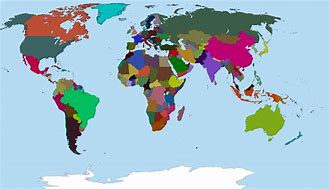 Image result for World Map Color Countries