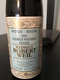Image result for Weingut Robert Weil Kiedricher Wasseros Riesling Auslese