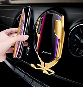 Image result for Wireless Automatic Sensor Car Phone Holder and Charger