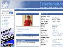 Image result for Facebook First Page