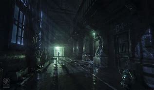 Image result for Batman Arkham Asylum Street Concept Art