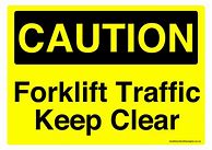 Image result for Caution ForkLift Signs