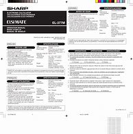 Image result for Sharp Eisimate 377M Manual