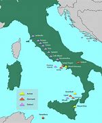 Image result for Italian Volcanoes Map