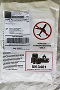 Image result for Battery Shipping Label USPS