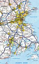 Image result for Map of RI Near Providence