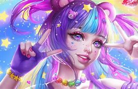 Image result for Abstract Anime Girl