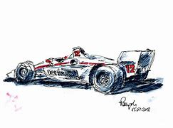 Image result for IndyCar Black and White Drawing