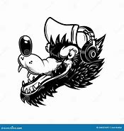 Image result for Wolf with Headphone Icon
