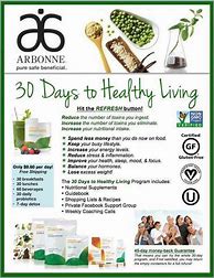 Image result for Arbonne 30 Days to Healthy Living Calendar