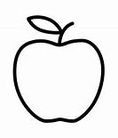 Image result for Fruit Vector Black and White Apple