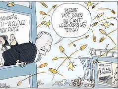 Image result for Gun Violence Cartoon