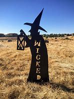 Image result for Witch Silhouette Yard Art