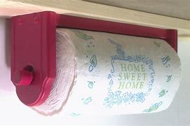 Image result for Contemporary Red Paper Towel Holder