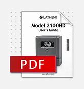 Image result for Lathem Time Clock Model 2121