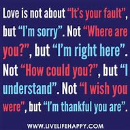Image result for Love Is Not About Quotes