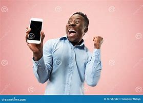 Image result for Black Man Holding iPhone