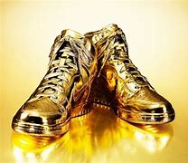 Image result for Gold Shoes with American Flag