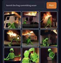 Image result for Arson Kermit PFP