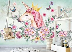 Image result for Unicorn Wall Mural