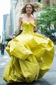 Image result for Heidi Klum Yellow Outfit