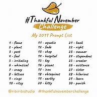 Image result for November Thankfulness Challenge