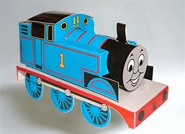 Image result for Thomas and Friends Papercraft Thomas A3 Wrappinbg Paper Free