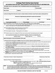 Image result for Authorization of Release of Protected Health Information