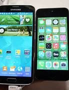 Image result for Galaxy S5 vs iPhone 5