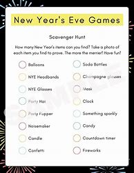 Image result for New Year's Eve Games
