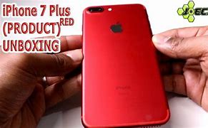 Image result for iPhone 7 Plus Red Unboxing