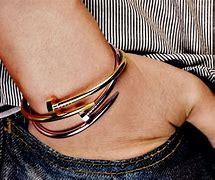 Image result for Cartier Nail Bracelet Men