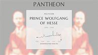 Image result for Prince Wolfgang of Hesse