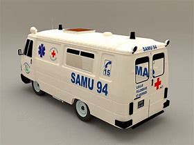 Image result for Ambulance Free 3D Model