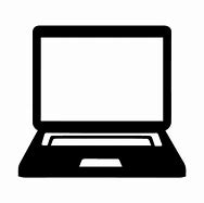Image result for Laptop Silhouette Vector