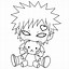 Image result for Gaara Anime Coloring Pages