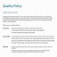 Image result for Manufacturing Quality Policy Template Word