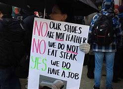 Image result for Vegan Protesters