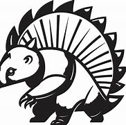 Image result for Black Silhouette Armadillo