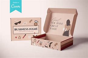 Image result for Mailer Box Design Template