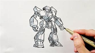 Image result for Mecha Drawing Pencil EZ
