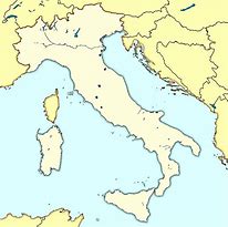 Image result for Modern Italy Map